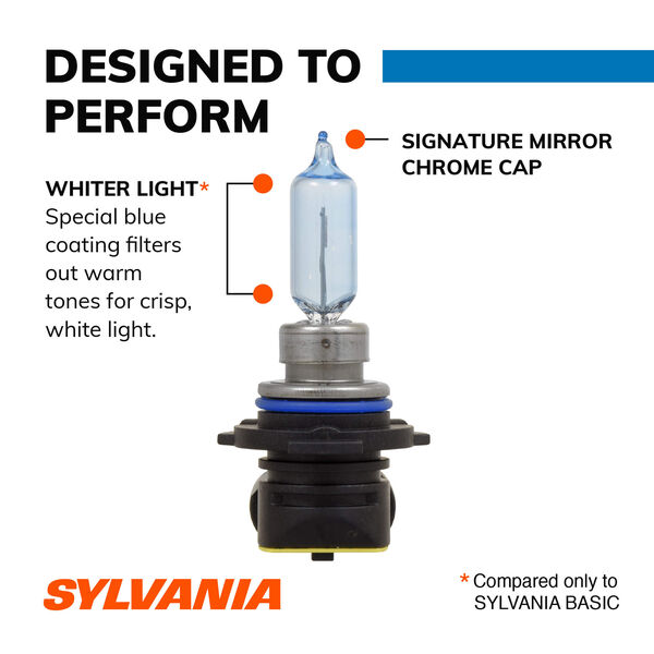 SYLVANIA 9012 SilverStar zXe Halogen Fog Bulb, 2 Pack, , hi-res